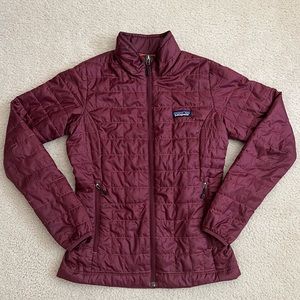 Patagonia Women Maroon Puffer